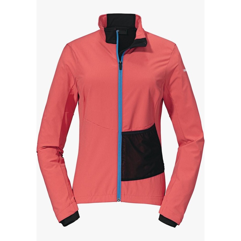 Womans Outdoor Bike Softshell Jacket with a Mix of Materials Pink – Outdoor Jacket and Stretch Sofeshell Jacket price