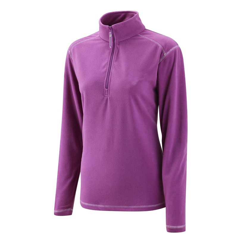 Womens Purple Color Sports Fleece Pullover Fleece Jacket – Fashionable Outdoor Jacket and Womens Sports Coat price