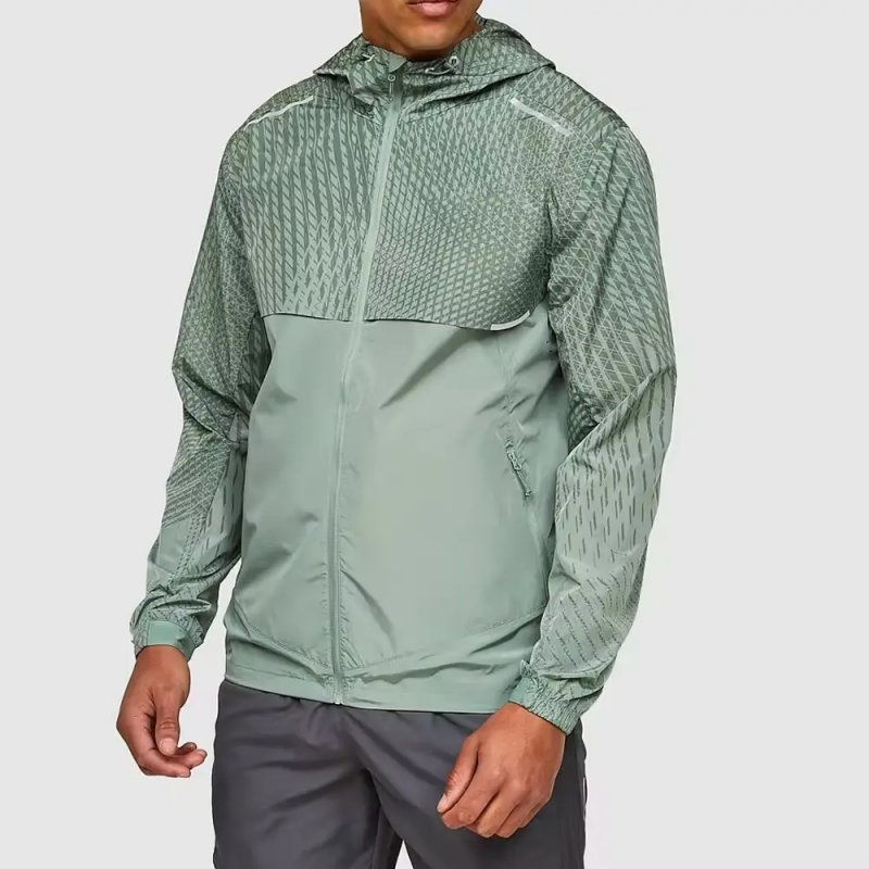 Fashion Printing Polyester Windbreaker Outdoor Windproof Waterproof Sublimation Jacket for Men – Fashion Windbreaker and Waterproof Windbreaker price