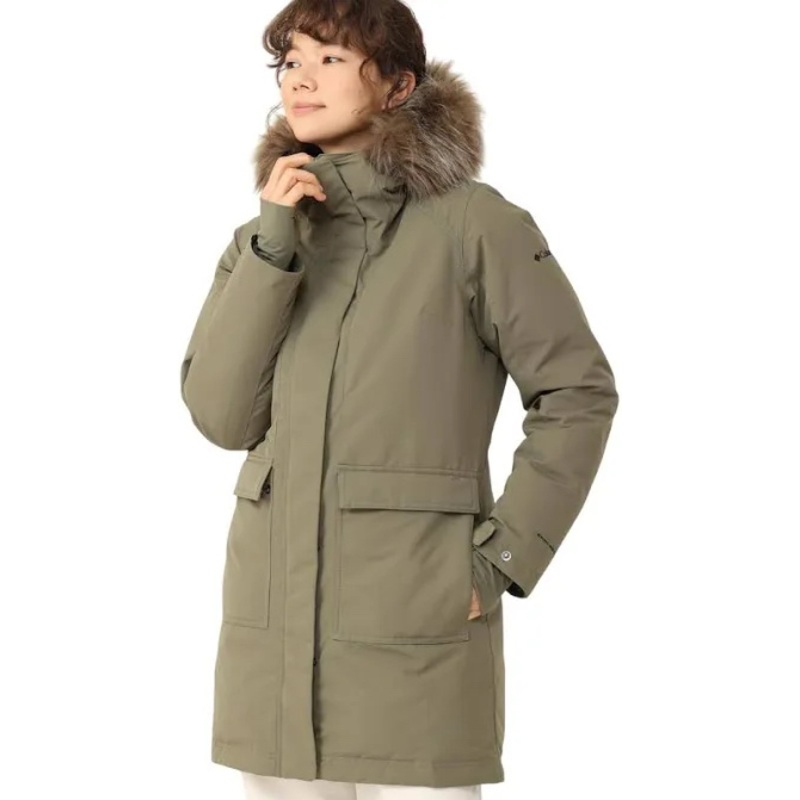 Henglong Wholesale Womens MID-Length Down Jacket with Hood – Womens Hooded Down Jacket and Breathable Womens Jacket price