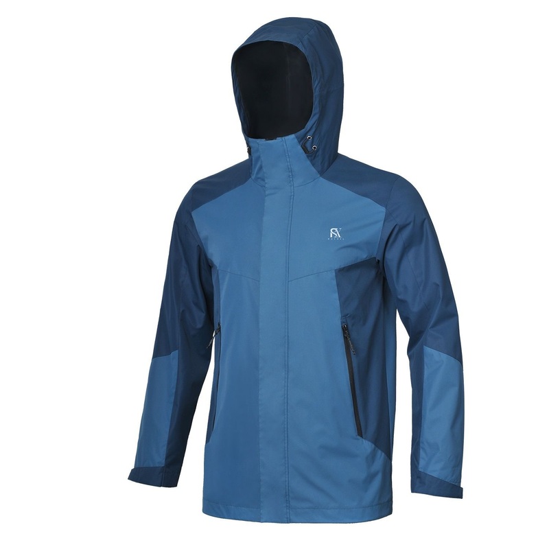 Men Outdoor Sports Wear Lightweight Softshell Waterproof Rain Jacket with Hat – Jacket and Jackets price