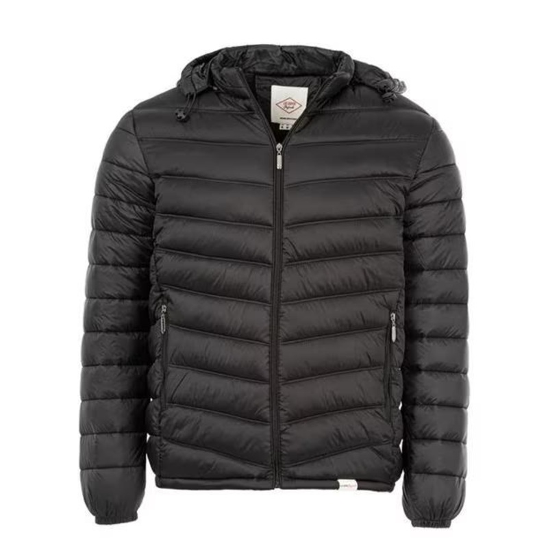 Mens Insulated Light Weight Padded Jacket in Black – Mens Winter Jacket and Windproof Down Jacket price