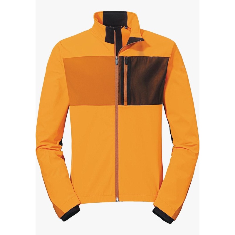 Mens Outdoor Bike Softshell Jacket with a Mix of Materials Yellow – Outdoor Jacket and Stretch Sofeshell Jacket price
