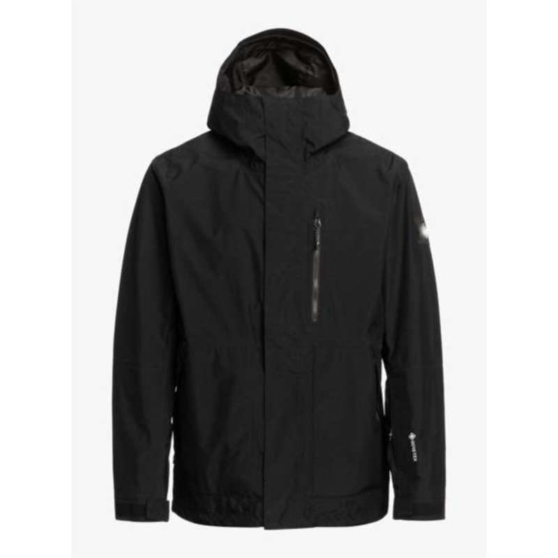 Mens Technical Snow Jacket Outdoor Waterproof Pure Black with Fully Taped Seam – Outdoor Jacket and Winter Jacket price