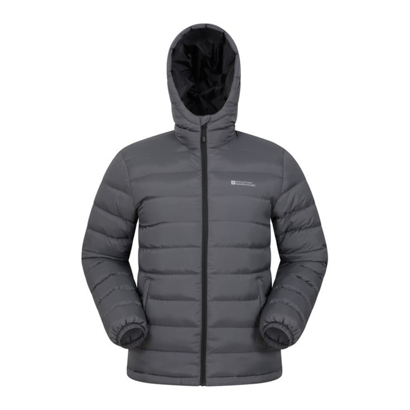 Mens Winter Comfortable Leisure Trendy Padded Insulated Puffer Jacket in Grey – Mens Winter Jacket and Windproof Down Jacket price