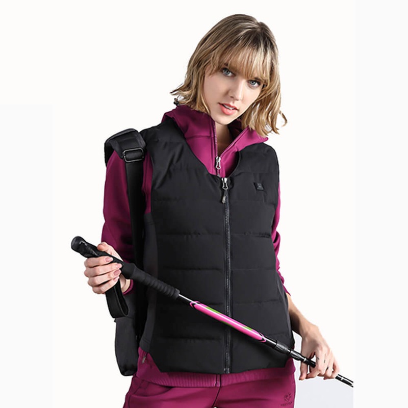 New Winter Wind Resistant Electric Battery Heated Warm up Zipper Sleeveless Vest – Warm Outerwear and Heated Vest price