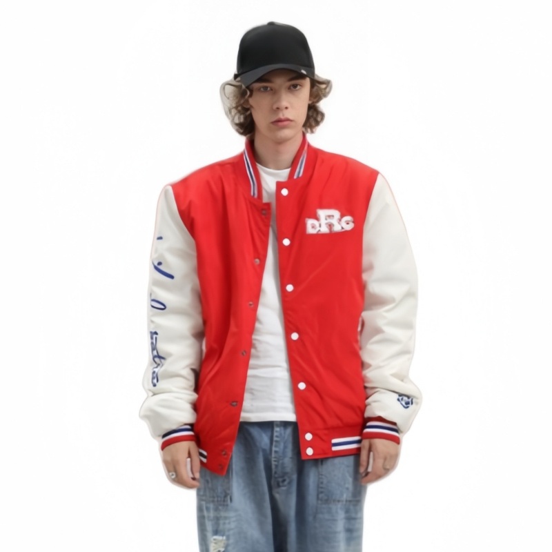 Plus Size Mens Baseball Jacket Customizable Logo Comfortable Baseball Uniform Mens Jacket – Jacket and Mens Jacket price