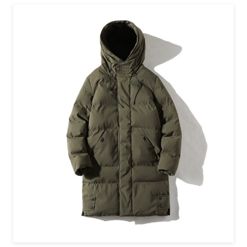Stand Collar Windproof Down Jacket for Winter Outdoor Sports Essential Long Coat – Down Jacket and Stand Collar Jacket price