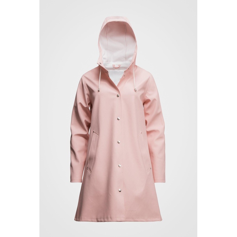 Womans Polyurethane Outdoor Waterproof Raincoat with Hood Pale Pink – Outdoor Jacket and Winter Jacket price