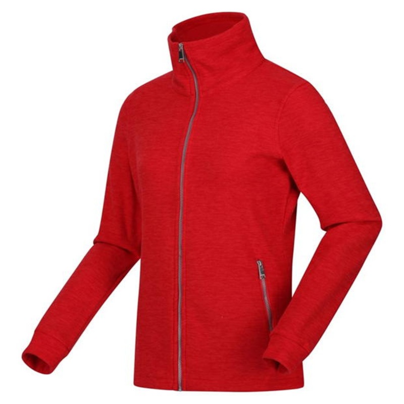 Womens Leisure Outdoor Polyester Knit Sweater Jacket in Red – Fashionable Outdoor Jacket and Womens Polyester Knit Jacket price
