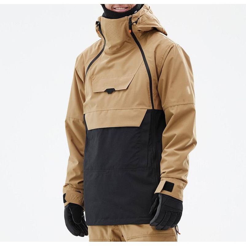 Custom Windbreaker Hoodie Ski Pullover Jacket Warm Waterproof Hardshell Men Snowboard Jacket – Custom Windbreaker Hoodie and Ski Pullover Jacket price