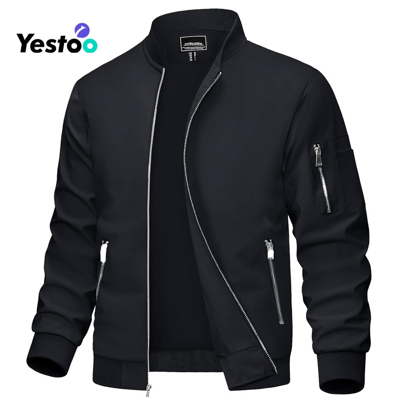 Mens Lightweight Bomber Jacket – 5-Pocket Windbreaker for All-Season – Bomber Jacket and Lightweight Jacket price