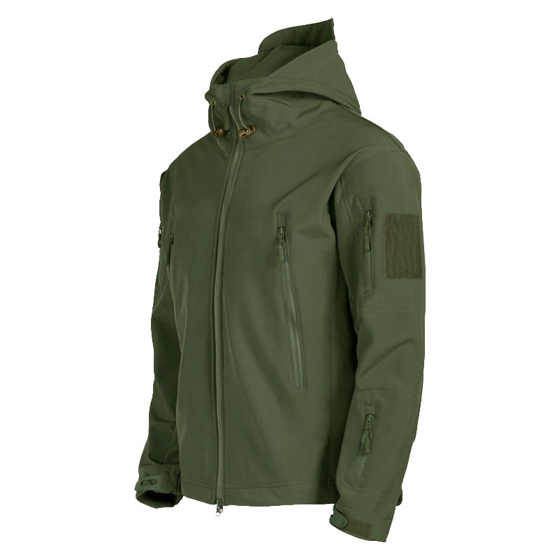 Mens Winter Hiking Softshell Jacket Fleece Lined Waterproof Tactical Jacket – Men Winter Jacket and Tactical Jacket price