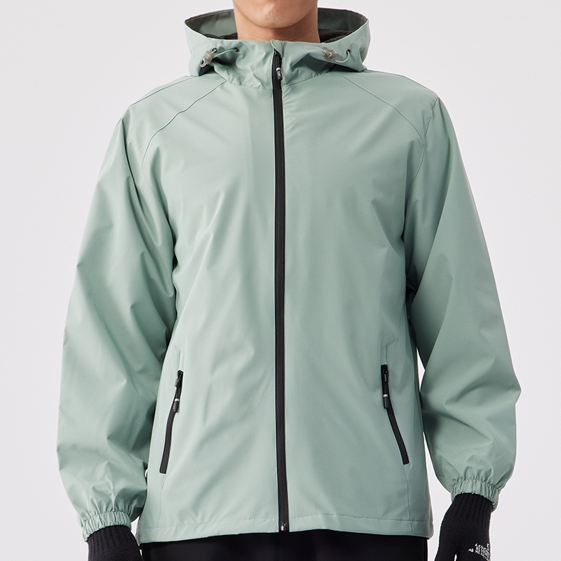 Mens Workout 100% Polyester Jacket Windproof & Waterproof Zip up Training Jackets Zipper Pocket Windbreaker for Men – Jackets and Jacket price