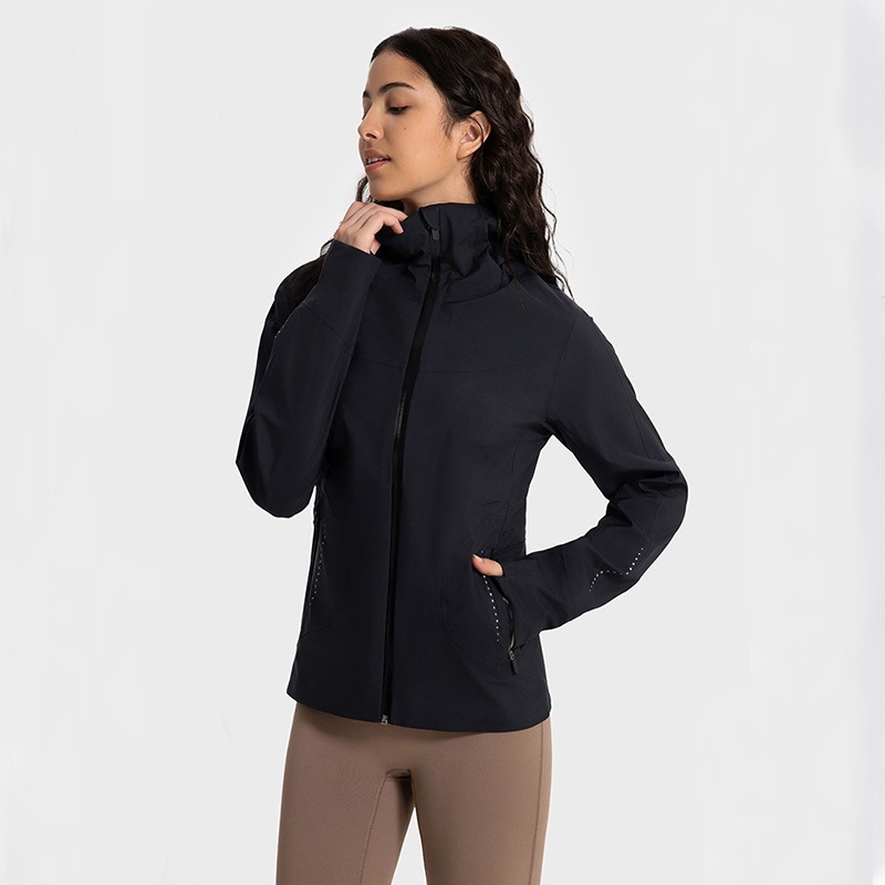 New Design Zipper Slim Clothes Gym Fashion Fitness Yoga Workout Jackets Clothing Womens Sports Jacket – Yoga Jacket and Jacket Yoga price