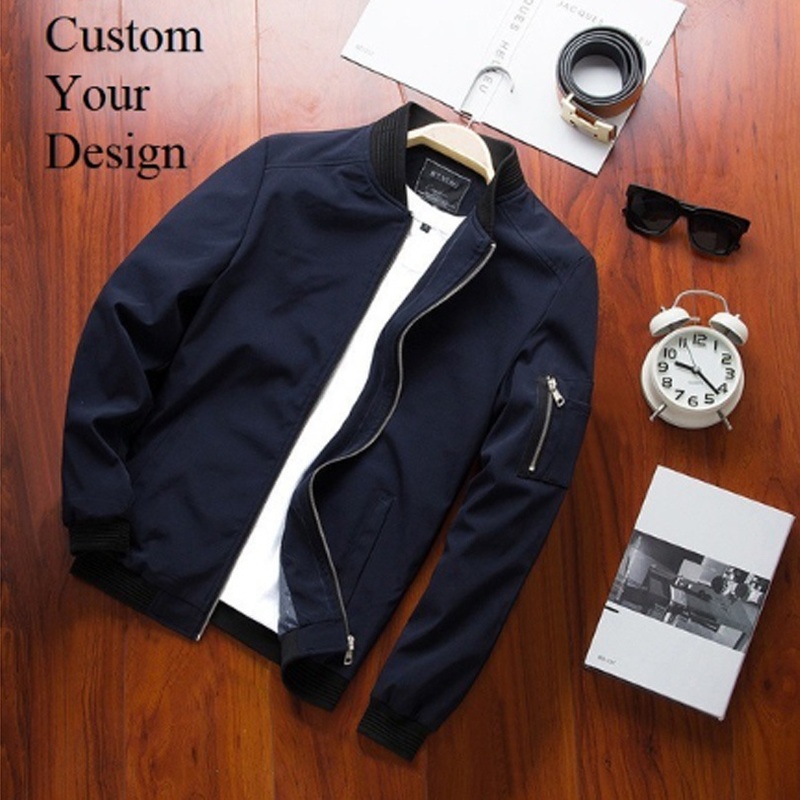 New Mens Bomber Zipper Jacket Male Hip Hop Slim Fit Pilot Coat – Jacket and Men Jacket price
