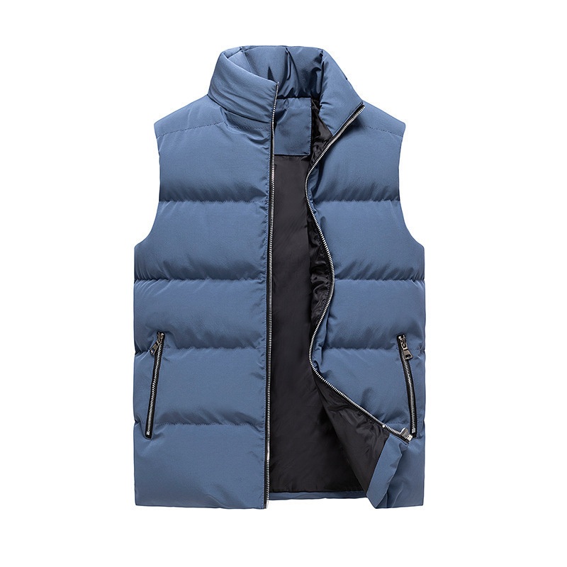 OEM Custom Quilted Men Waistcoat Padded Quilted Dowm Plus Size Vest – Winter Vest and Outdoor Clothing price