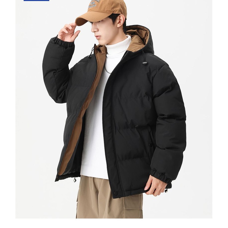 Wholesale Winter Puffer Coat Clothing Custom Mens Autumn Winter Streetwear Fashion Windbreaker Down Jacket with Brand Logo – Men Winter Jacket and Padding Jacket price