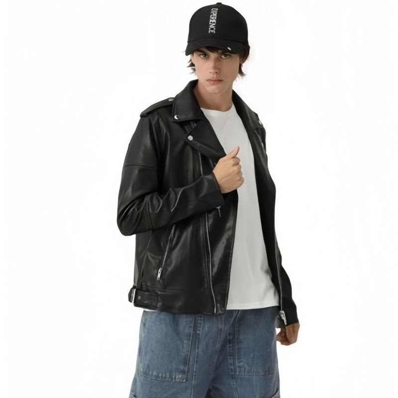 Chaquetas De Cuero PARA Hombre Racing Bomber Man Leather Jackets – Jacket and Clothing price