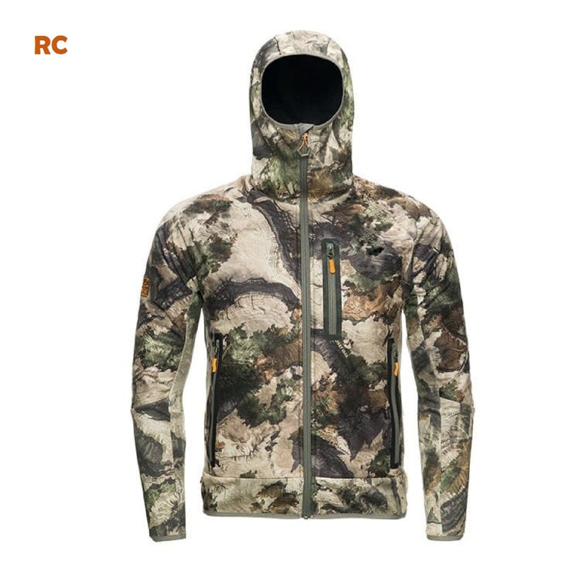 Custom High Quality Outdoor Travel Fleece Windbreaker Waterproof Tactical Camouflage Jacket Men Zipper Stand Collar Jacket – Clothes for Hunting Fish and Custom Hunting Clothes price