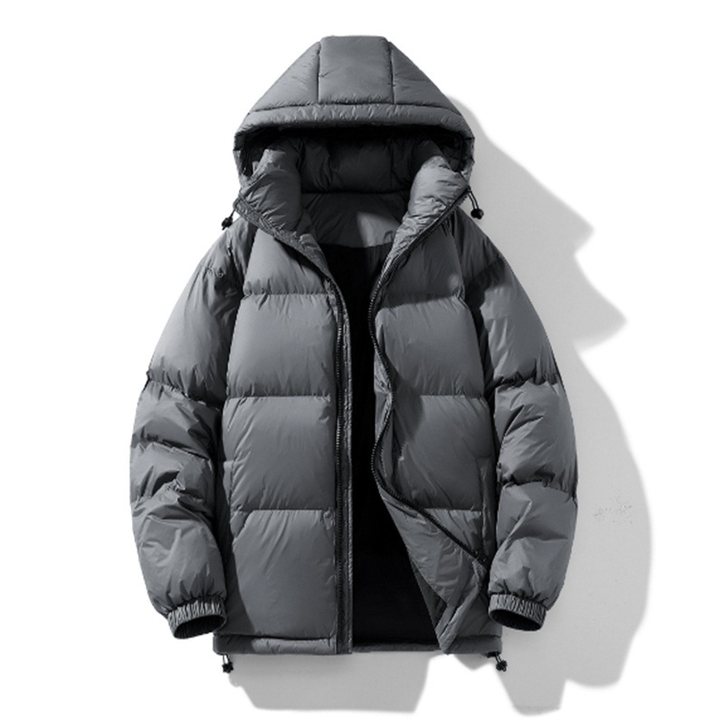 Custom Polyester Hooded Elastic Hem Unisex Puffer Jacket – Puffer Jacket and Hooded Puffer Jacket price