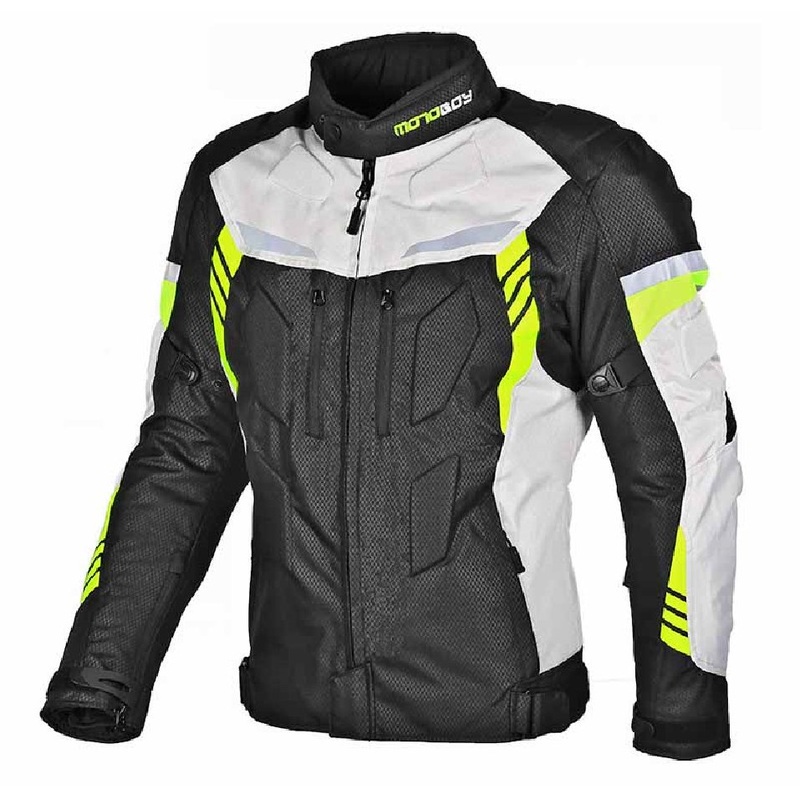 Mens Waterproof Motorcycle Jacket on Road Clothes (MB-J21) – 600d Polyester and CE Approved Protectors price