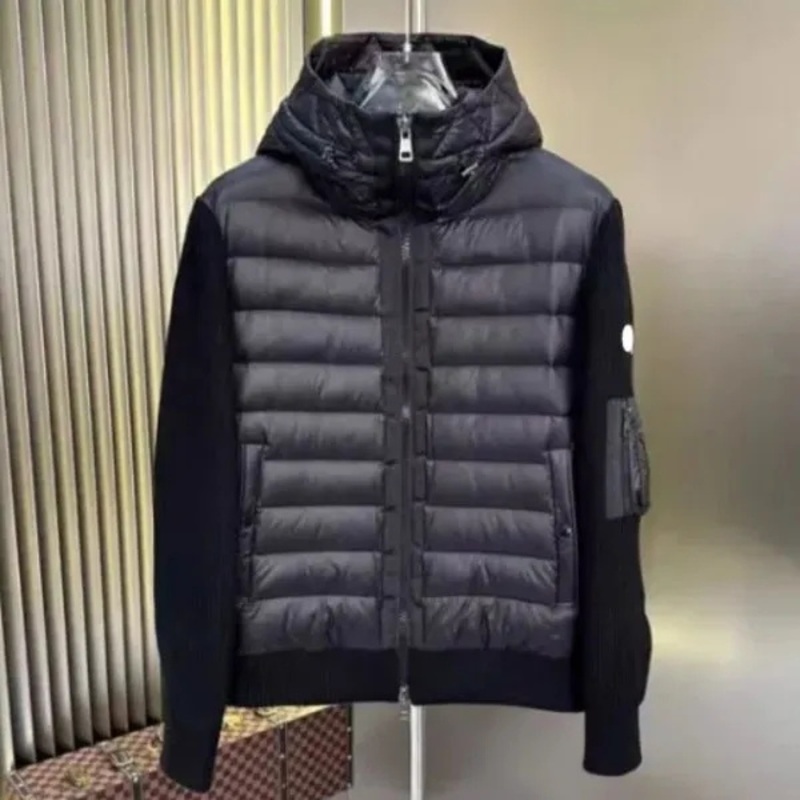 Outdoor Coats Custom High Quality Bestsellers Knitted Puffer Jacket Down for Men – Parka Down Jacket Winter Wear and Goosewinter Down Jacket Hooded Coat price