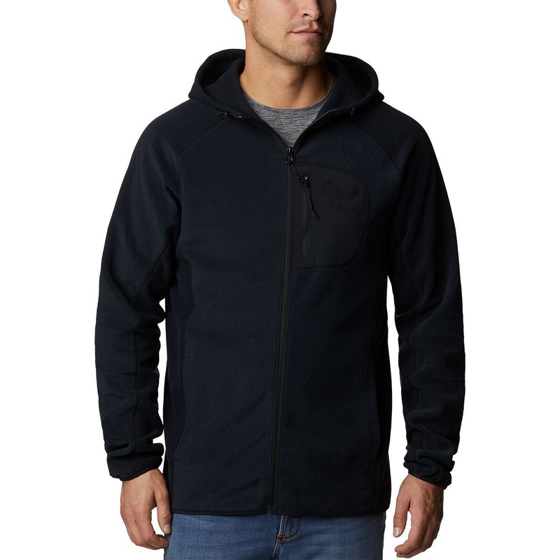 Winter Sports Clothing Black Full Zipper Hooded Polar Fleece Jacket for Men – Polar Fleece Jacket and Hooded Fleece Jacket price