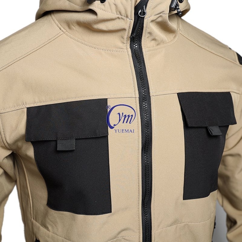 Yuemai Modern Anti-Stretch Durable Comfortable Waterproof Winter Tactical Softsehell Jacket – Tacical Anti-Static Warmth Jacket and Fleece Thermal Insulation Jacket price