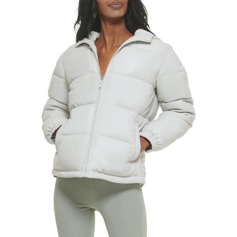 Asiapo China Factory Womens Winter Warm Hiking Biking Outdoor Leather Puffer Jacket – Classic Jackets and Pure Color Jackets price