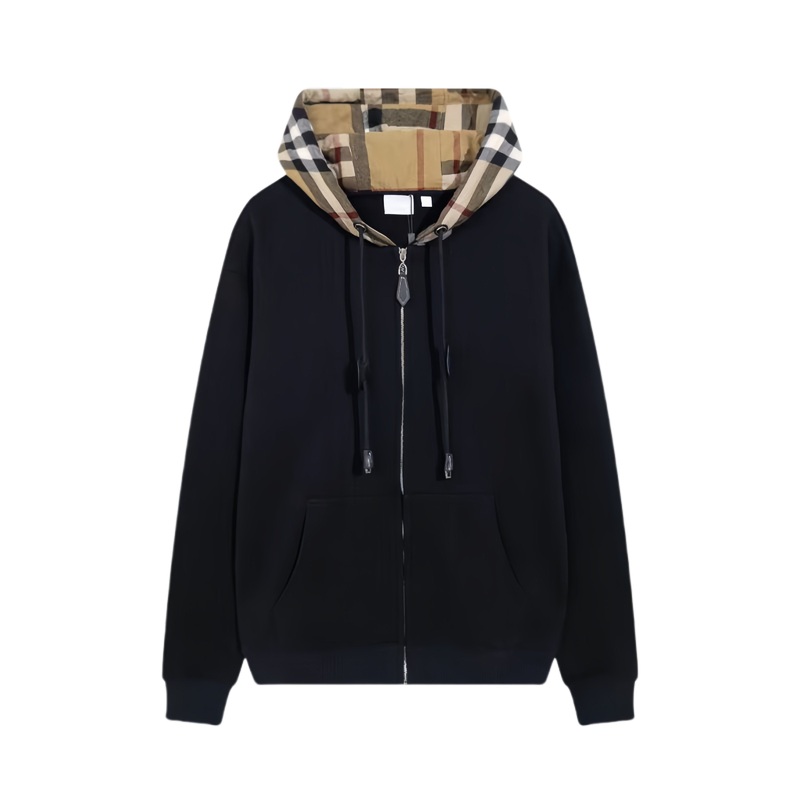 Luxury Casual Plus Size Striped Long Sleeve Hoodie Jacket Unisex Bur Berry Sport Jogger Men High Quality Zipper Hoodie Jacket – Luxury Jacket and Pure Cotton Jacket price