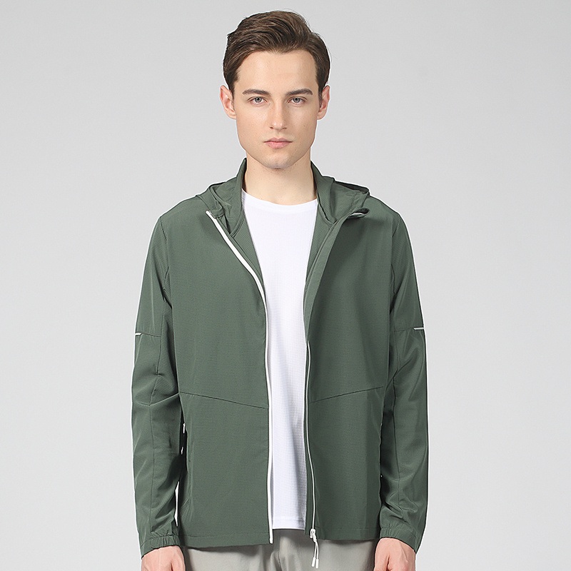 Men Sports Jacket Wholesale Casual Outdoor Jogging Gym Windbreaker Jackets Zipper Hoody Jacket for Men – Jacket and Jacke for Men price