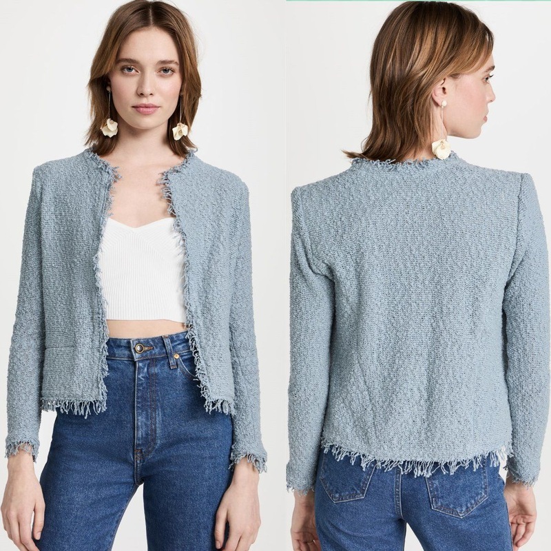 Open Placket Top Sale OEM Supplier Elegant Wholesale Fashion Manufacturer Private Label Flap Front Pockets Long Sleeves Women Jacket – Women Jacket and Lady Casual Jacket price