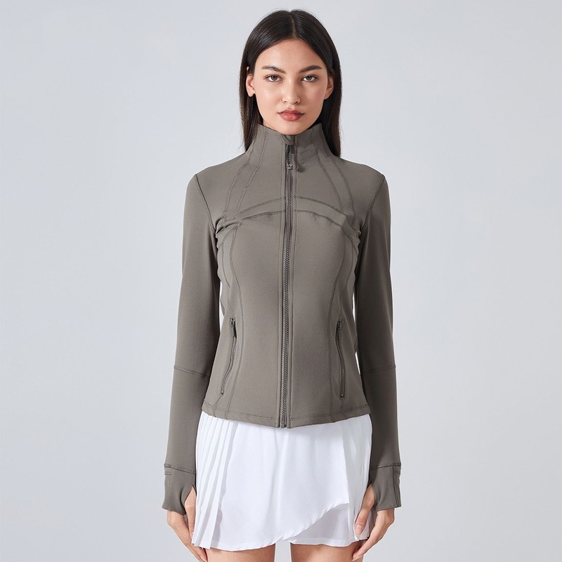 Special Style Zipper Slim Clothes Gym Fashion Fitness Yoga Workout Jackets Clothing Womens Sports Jacket – Yoga Jacket and Jacket Yoga price