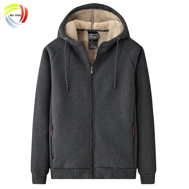 Wholesale Plain Winter Zipper Plus Fleece Windproof Fashion Mens Hoodie Sweatshirt – Hoodie Sweatshirt and Mens Hoodie price