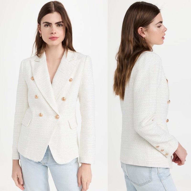 Collared Neck OEM Supplier Elegant Wholesale Fashion Manufacturer Private Label Flap Front Pockets Long Sleeves Women Jacket with Decorative Button Cuffs – Women Jacket and Lady Casual Jacket price
