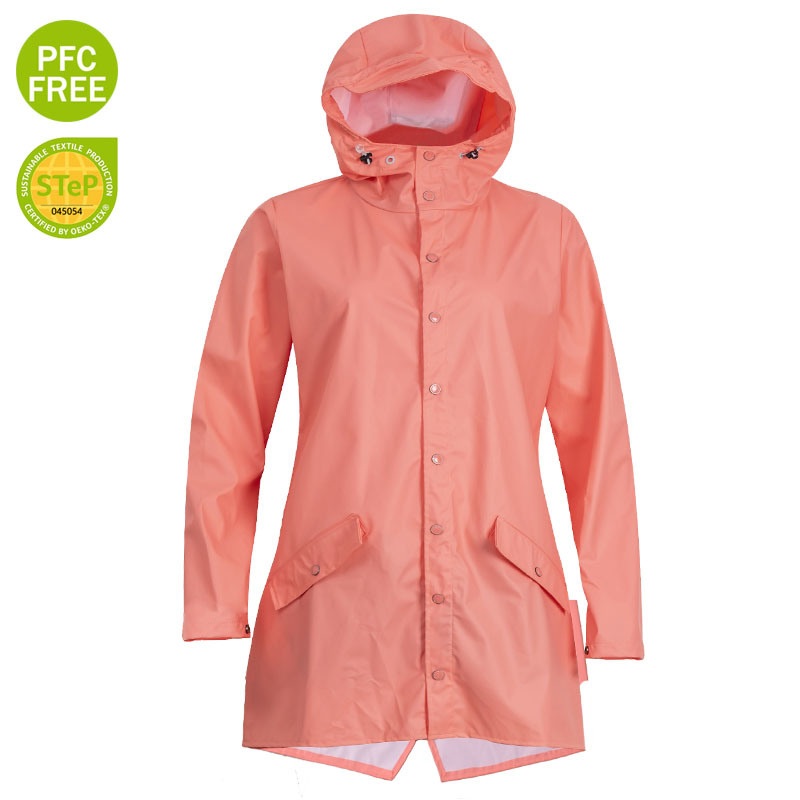Fashion Womens PU Rain Jacket Long Raincoat Light Weight PU Fabric – Jacket and PU Jacket price