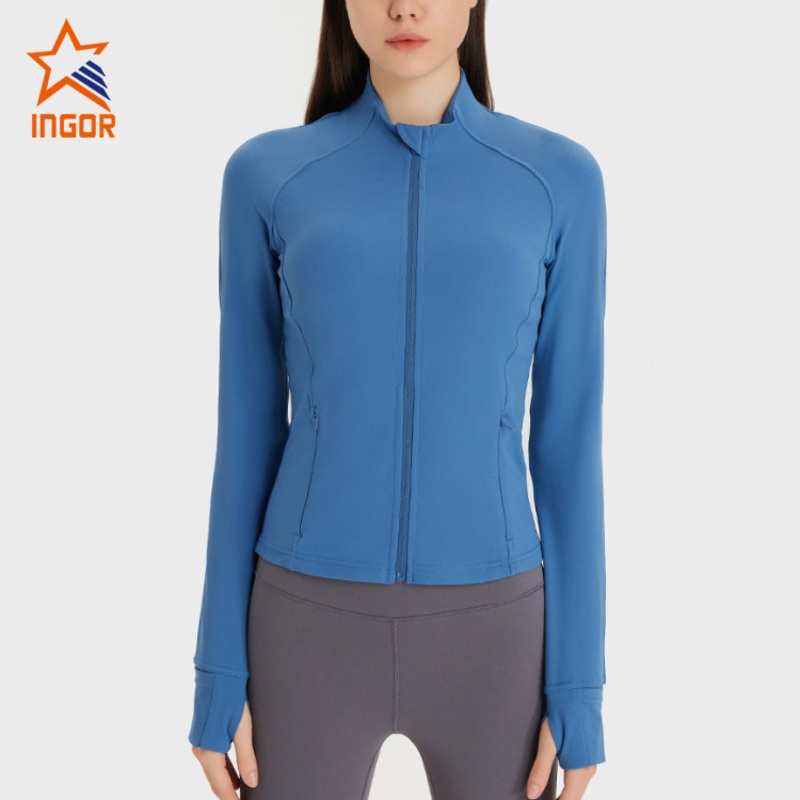 Ingor Sportswear Activewear Apparel Manufacturers Custom Clothing Women Sports Jackets Yoga Fitness Athletic Wear – Gym Wear and Sports Wear price