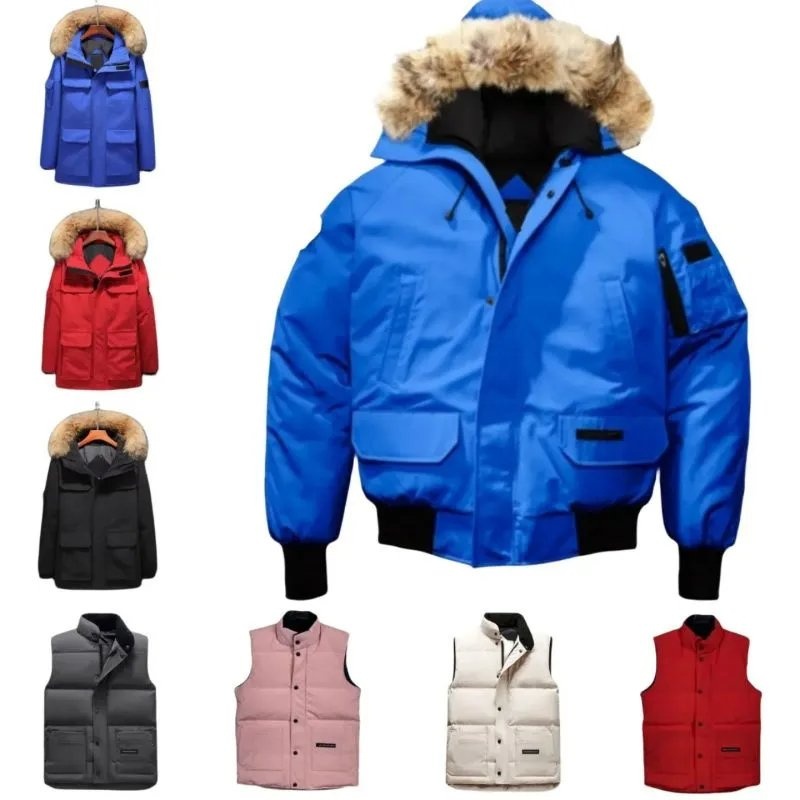 Mens Luxury Brand Winter Coat with Hood Waterproof and Breathable Puffer Jacket Casual Style Zipper Closure Down Coats – Parka Down Jacket Winter Wear and Goosewinter Down Jacket Hooded Coat price