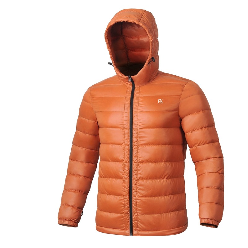 Mens Outdoor Clothing Fashion Clothes Light Down Jacket Waterproof Hoodie Feather Jacket with Zipper Pullers – Jacket and Jackets price