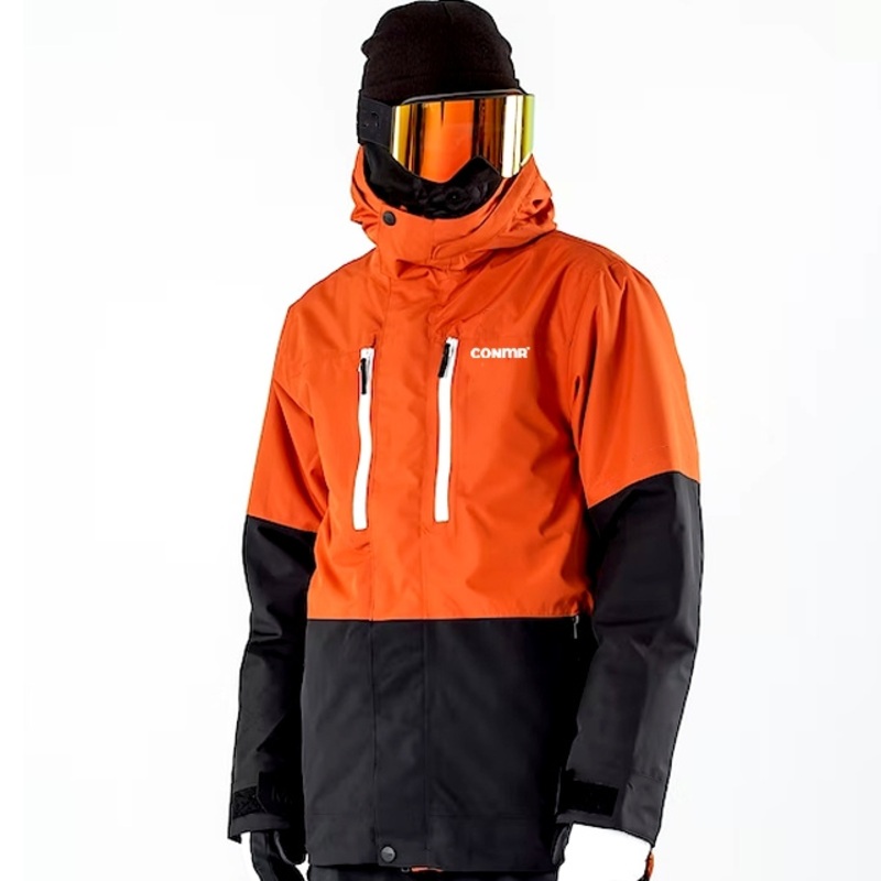 Mens XL Winter Outdoor Waterproof and Windproof Ski Jacket with Snowboard Hoodie Fashionable Clayblack Color – Ski Jacket and Ski Suit price