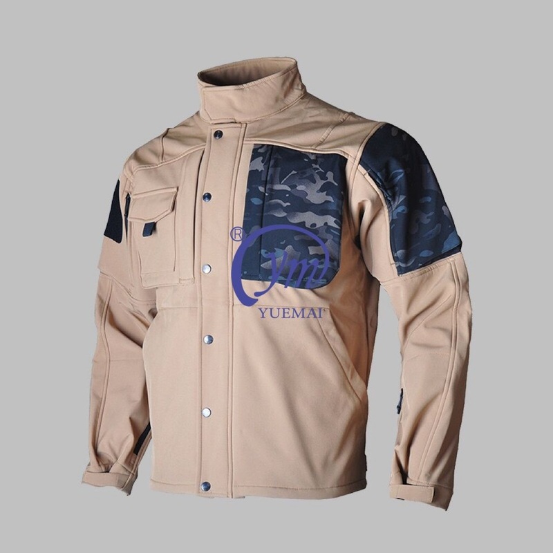 Outdoor Camping Breathable Water-Repellent Warm Camouflage Softshell Tactical Mens Jacket – Camouflage Jacket and Outdoor Jacket price