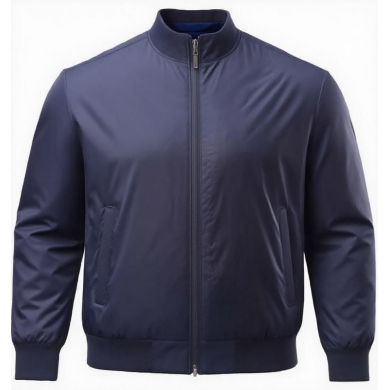 Wholesale Custom Mens Slim Winter Bomber Jacket Polyester Windbreaker Zipper Closure High Street OEM Service Available – Custom Bomber Jacket and Winter Bomber Jacket price