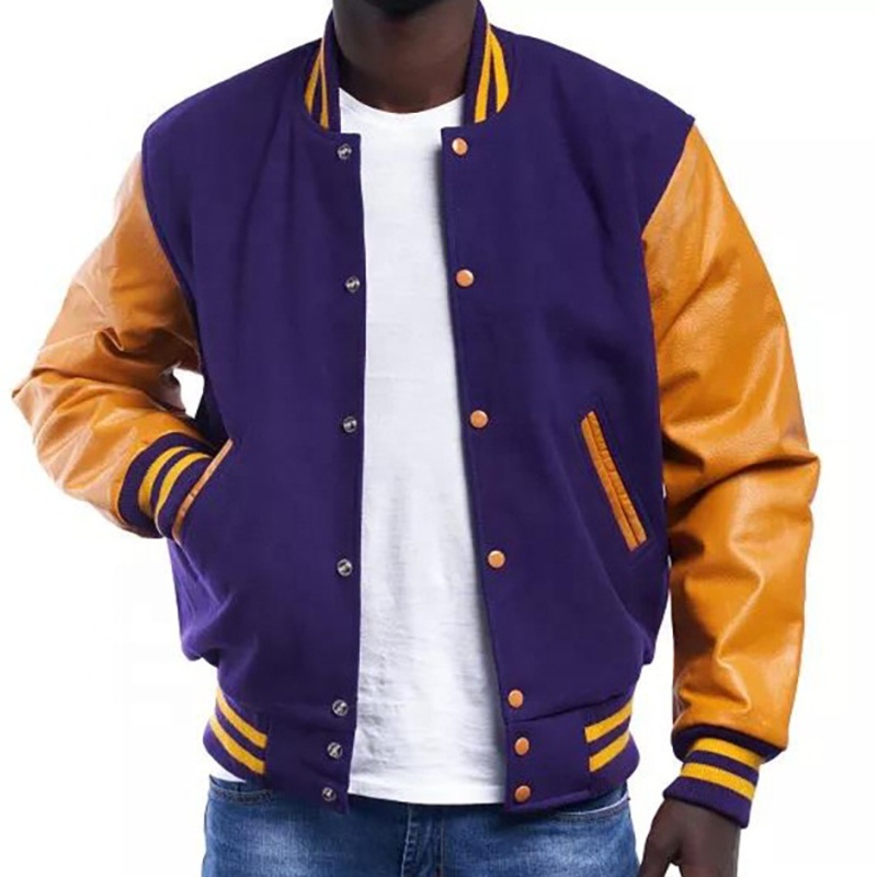 Custom Logo High Quality Plain Winter Jacket Blank Baseball Jacket – High Quality Jackets and Baseball Jackets price