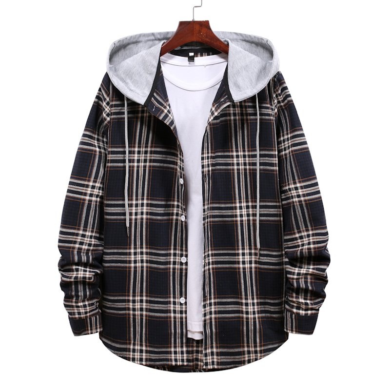 Fashion Custom Logo High Quality Vintage Hood Flannel Jacket for Men – Flannel Jacket and Flannel Jacket Men price