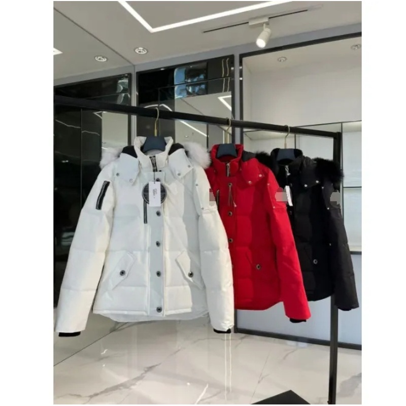 Mens Canada Winter Down Jackets Outdoor Leisure Coats Windproof Overcoat Waterproof Snow Proof Puffer Thick Colla Real Wolf Fur Mooses Jacket – Designer Down Jacket and North Down Face Jacket price