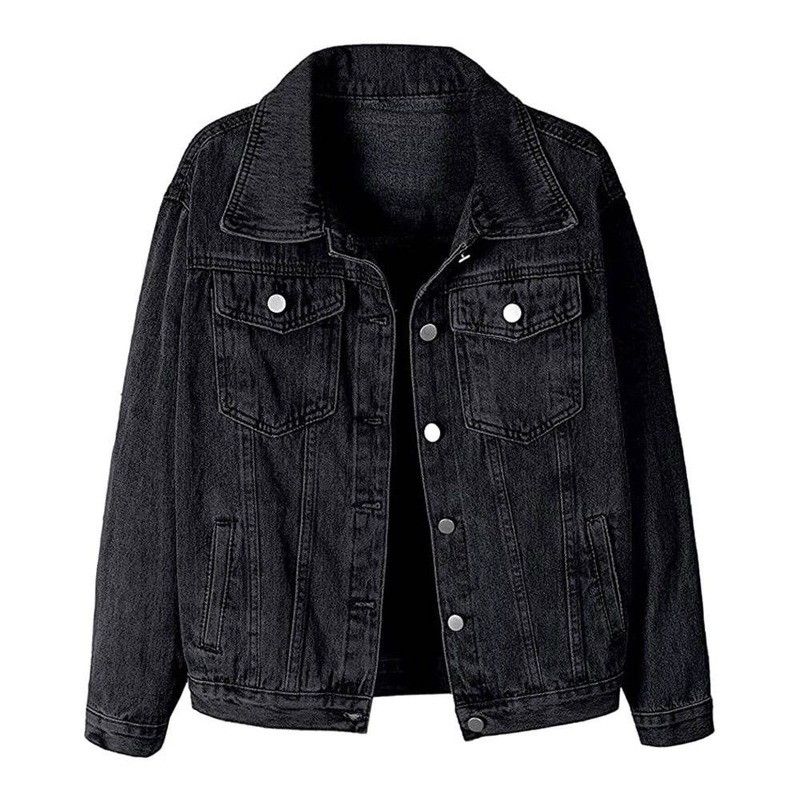 Mens Fitted Denim Jacket for Winter with Snap-Down Collar – Mens Denim Jacket and Winter Denim Jacket price