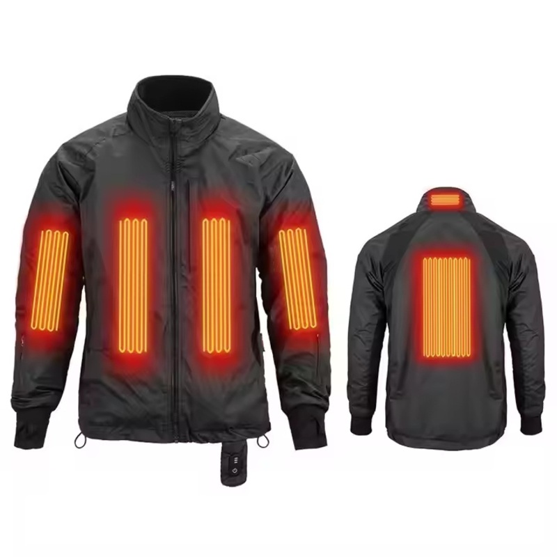 Motorcycle Heated Apparel OEM & ODM Biker Clothes Large Zone Heating Riding Jacket with 12V Power Cord and Fuse – Heated Motorcycle Jacket and Intelligent Heated Coat price