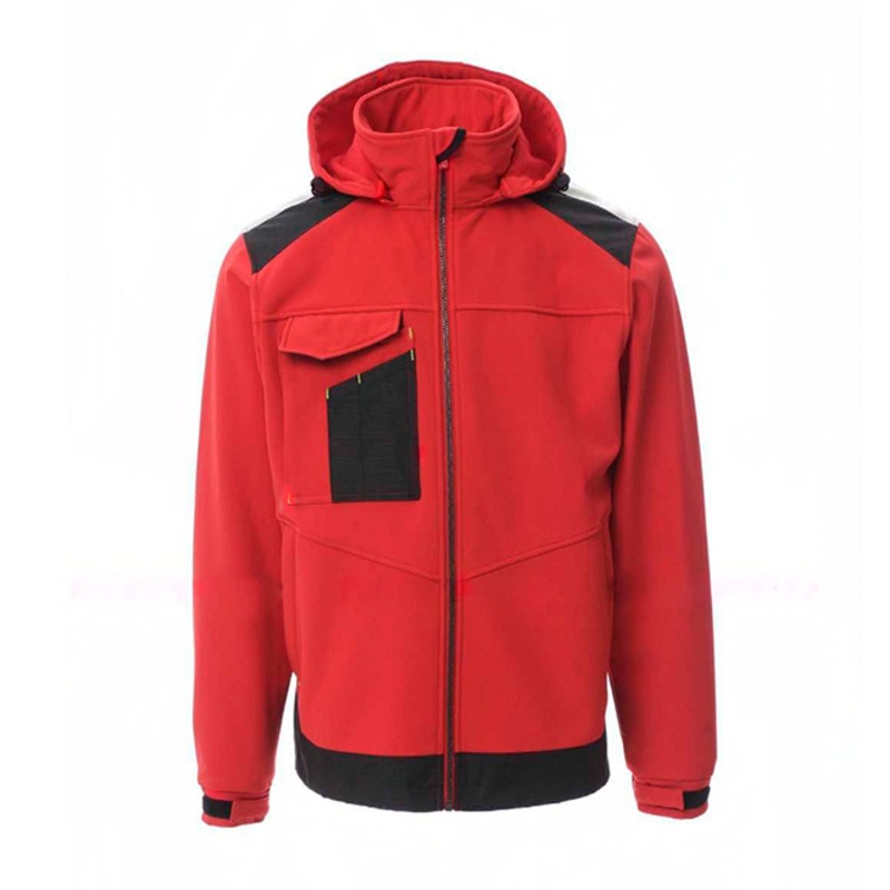 OEM Windbreaker Clothing Outwear Zip up Unisex Softshell Jacket Winter Outdoor Red Jacket – Jacket and Workwear price