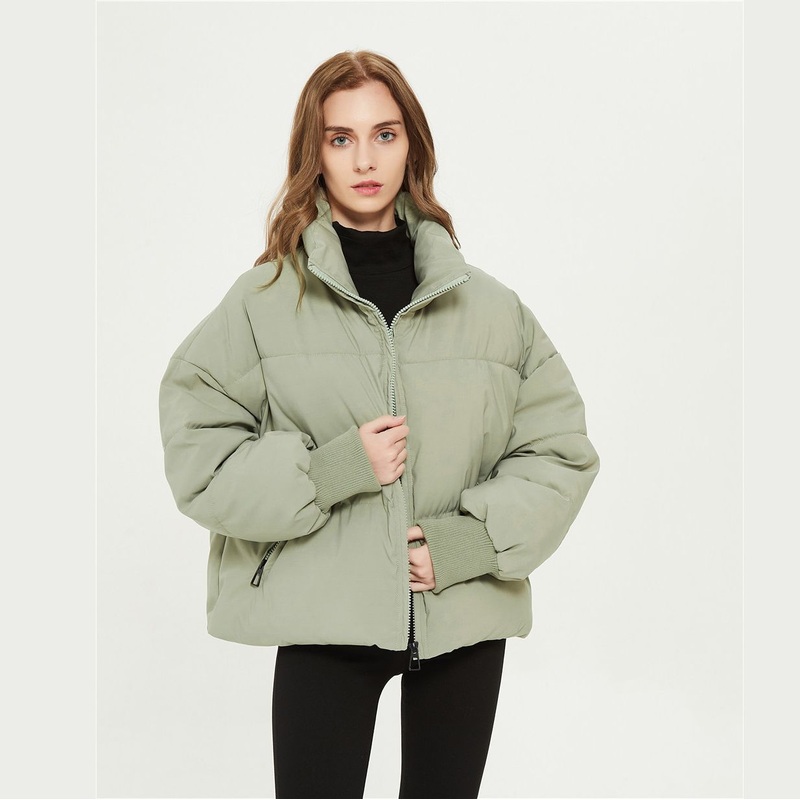 Simple Stand Collar Loose Bread Coat New Foreign Trade Womens Cotton Padded Jacket – Clothes for Winter and Girls Clothes price